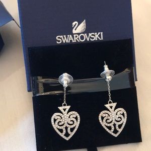 Swarovski crystal “James Bond” earrings